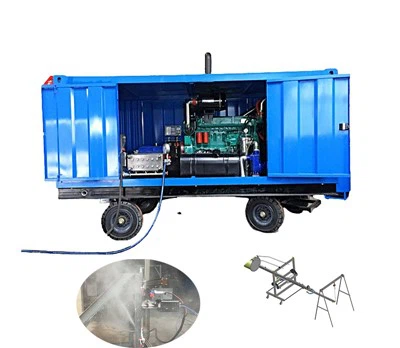 22000PSI EXCHANGER ความร้อนการทำความสะอาดระบบไฮโดร JETTING โดยอัตโนมัติ